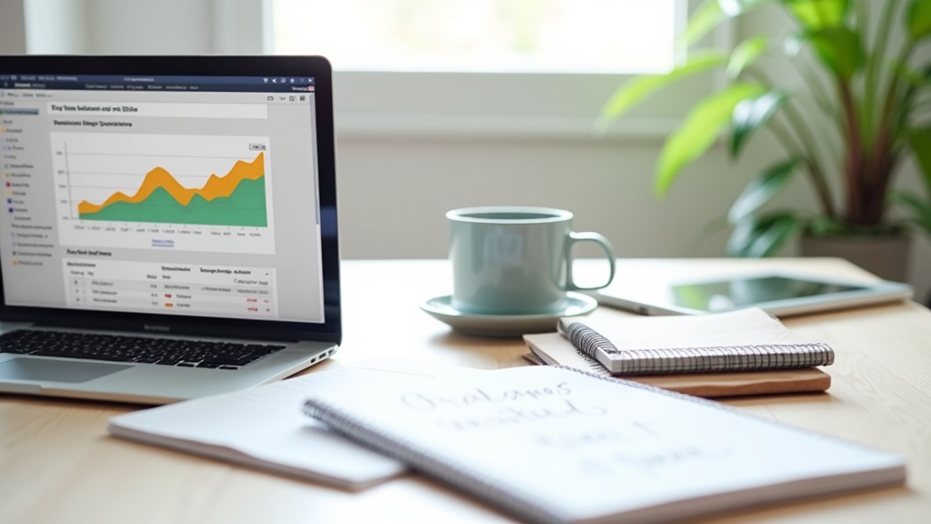 Upbeat affiliate marketer working on call-to-action strategies